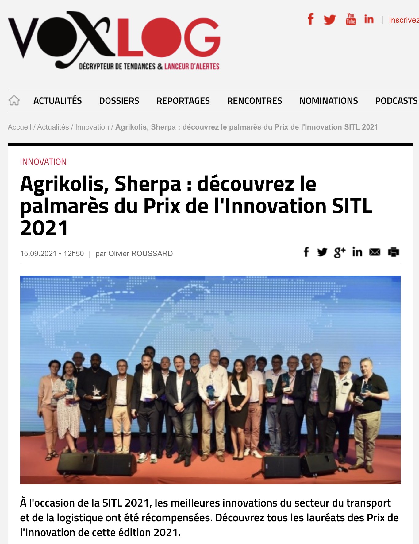Sécuridock prix de l'innovation au STIL